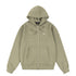 Dime Cursive Zip Hoodie Sweat A Capuche Zip - Army Green - Streetart.fr